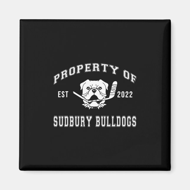 Imã Sudbury Bulldog Divertido 2 (Frente)