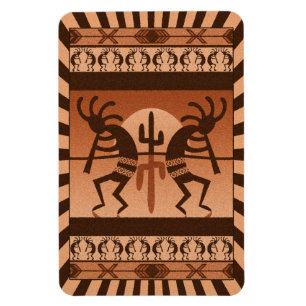 Ímã Sudoeste de Kokopelli do cacto de Sun do deserto