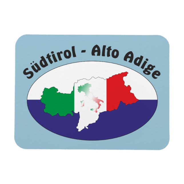 Ímã Südtirol - Alto Adige Premium Flexi Magnet (Horizontal)
