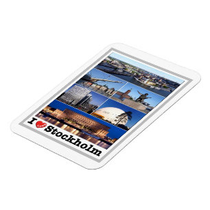 Ímã Suecia - Estocolmo - Eu Amo -