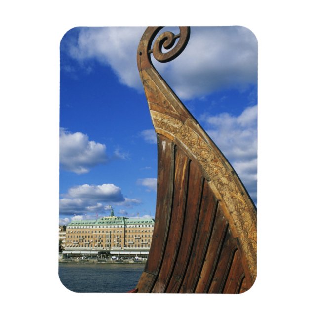 Ímã Suécia, Estocolmo, porto, a partir de Gamla Stan, (Vertical)