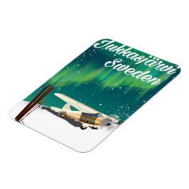 Ímã Suecia Jukkasjärvi Luzes de Norte de férias