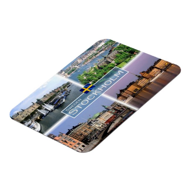 Ímã SUECIA SE - Estocolmo - Jardim FERIDO - (Left Side)