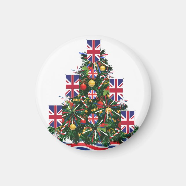 Imã Suéteres feios de X-mas para toda a sua família br (Frente)