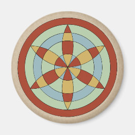 Imã Suffolk Hexafoil (Daisy Wheel)