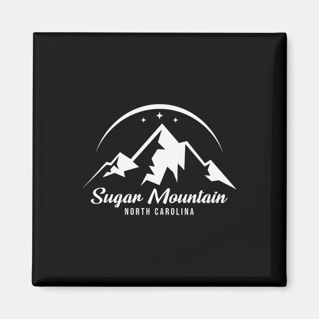 Imã Sugar Mountain North Carolina Ski Resort Skiing Sn (Frente)