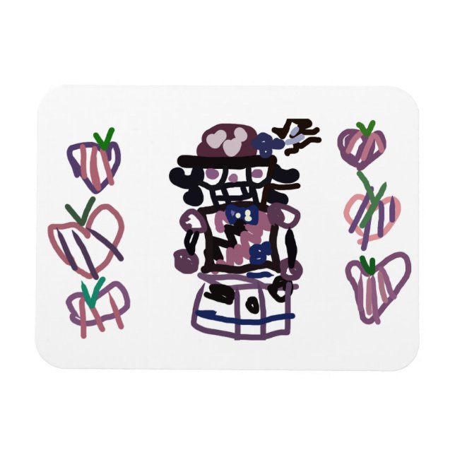 Ímã Sugar plum nutcracker (Horizontal)