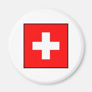 Imã Suiça - bandeira suíça