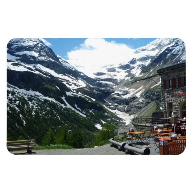 Ímã Suiça Bernina Pass Magnet (Horizontal)