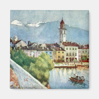 Imã Suiça de Ascona no lago Maggiore, 1918