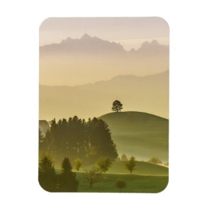 Ímã Suiça idílico da paisagem  , Säntis