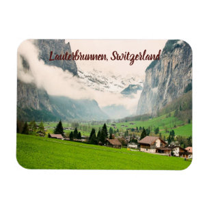 Ímã Suiça Lauterbrunnen estilizada