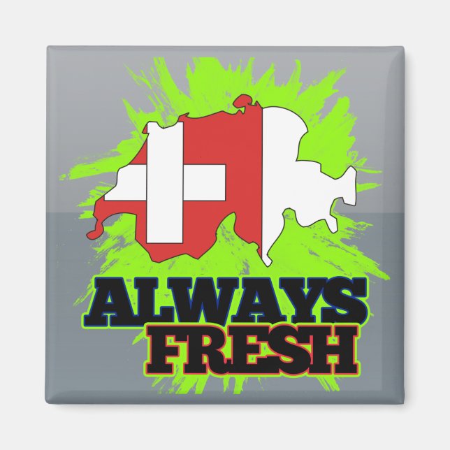 Imã Suiça sempre fresca (Frente)