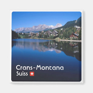 Imã suiça zCH023 CRANS MONTANA, frigorífico