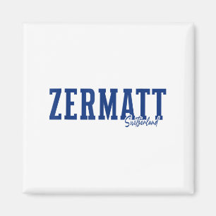 Imã Suiça Zermatt, Alpes Suíços, Souve de Esqui Alpino