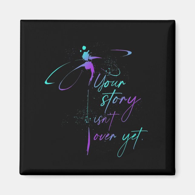 Imã Suicide Awareness Suicide Prevention Suprt Survivo (Frente)