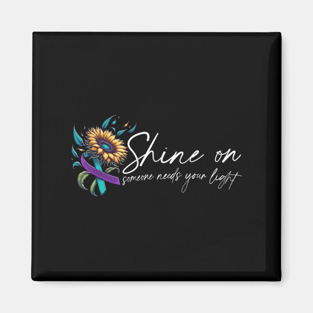 Imã Suicide Awareness Suicide Prevention Suprt Survivo (Frente)