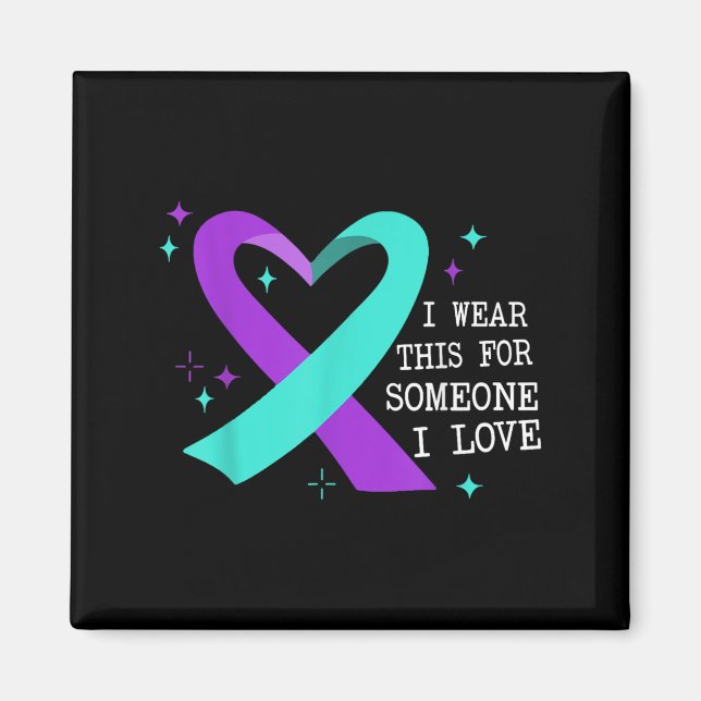 Imã Suicide Awareness Suicide Prevention Suprt Survivo (Frente)