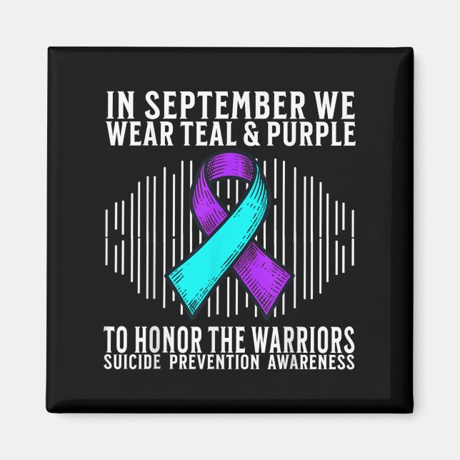 Imã Suicide Awareness Suprt Suicide Prevention Awarene (Frente)
