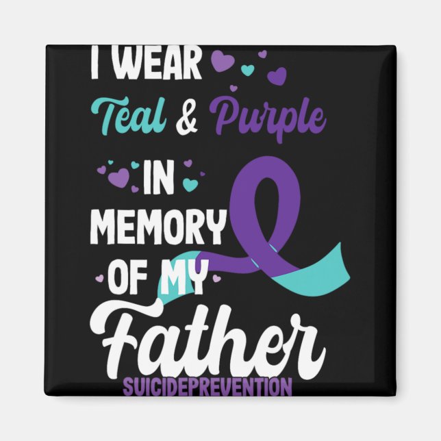 Imã Suicide Prevention Awareness In Memory Of Father  (Frente)