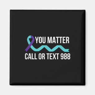 Imã Suicídio Prevenção de Sensibilização 988 Camisa Ho