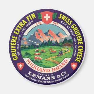 Imã Suíço Gruyere Cheese Langnau Emmental Suiça