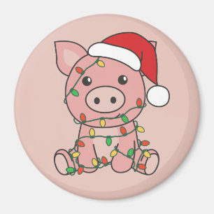 Imã Suínos de Natal Magnet
