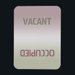 Ímã Suja Limpa | Imagem Flexível Ocupada Vacante<br><div class="desc">Magneta suja/limpa ou aberta/ocupada da máquina de lavar louça. Alerta outros sobre o estado da máquina de lavar louça. Coloque este ímã elegante e moderno na sua máquina de lavar louça para facilitar a sua vida. Vai dizer-lhe se os pratos estão sujos ou limpos. Ele servirá como um lembrete rápido...</div>