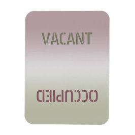 Ímã Suja Limpa | Imagem Flexível Ocupada Vacante