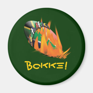 Imã Sul - fãs do rugby & ímãs africanos dos suporte