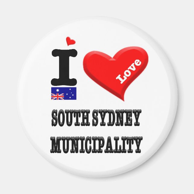 Imã SUL SYDNEY MUNICIPALITY - EU Amo (Frente)