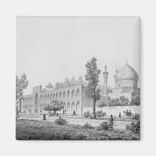 Imã sultão Hussein de Madrasa-yi Masjid-i Shah, em