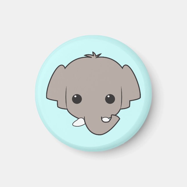 Imã Sumatran Elephant Magnet (Frente)