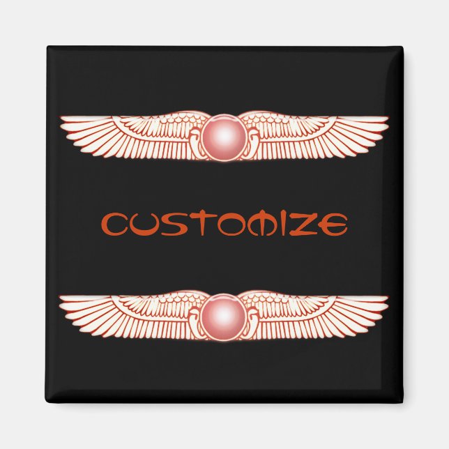 Imã Sumerian Anunnaki Winged Sun Disc (Frente)