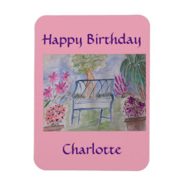 Ímã Summer Garden Bench