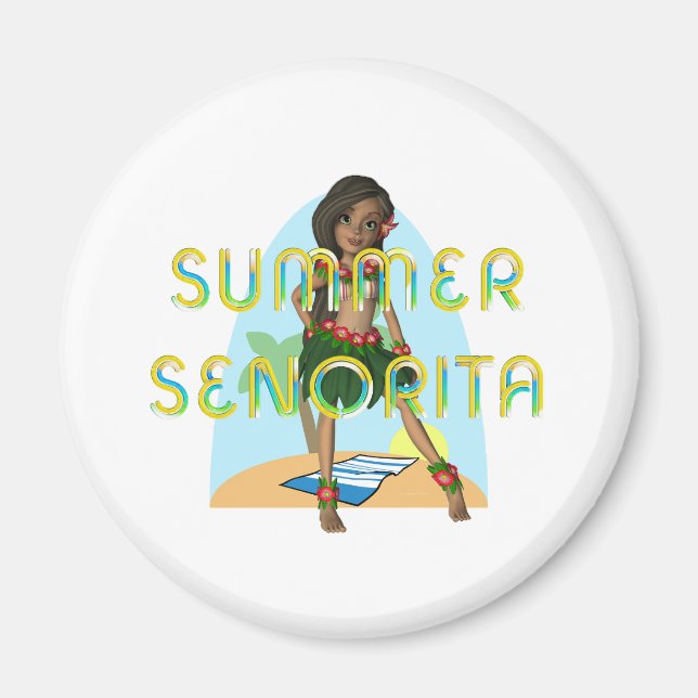 Imã Summer Senorita Magnets (Frente)