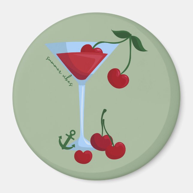 Imã Summer Vibes Cherry (Frente)