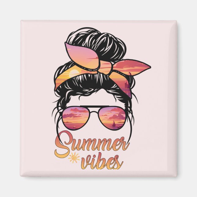 Imã Summer Vibes Glam Lady Sunglass (Frente)