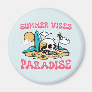 Imã Summer Vibes Paraíso - Crânio