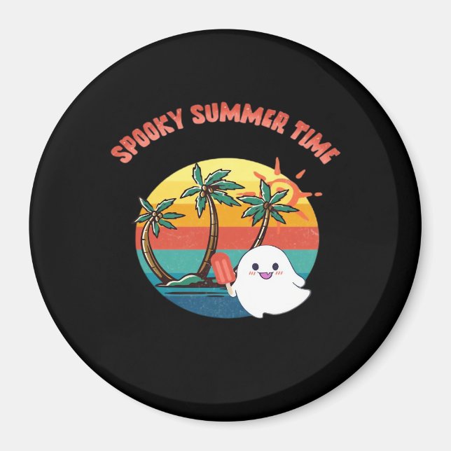 Imã SummerEntre Vibes - Clássico de Verão Spooky (Frente)