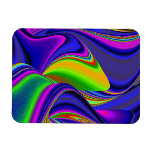 Ímã Summerrainbow, Abstrato 3D Rainbowart