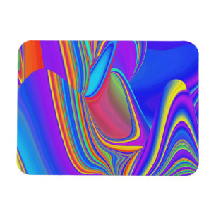 Ímã Summersense, Abstrato 3D Rainbowart