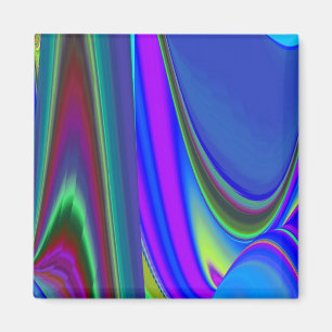 Imã Summersense, Abstrato 3D Rainbowart