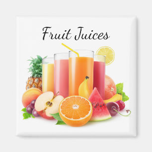 Imã Sumos de fruta frescos