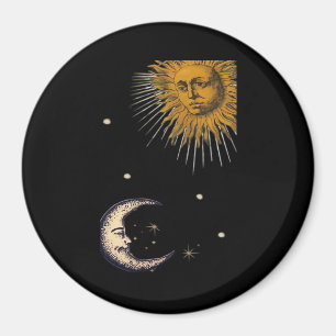 Imã Sun e Moon 90s Whimsigoth Design