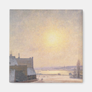 Imã Sun e neve, cena de Éstocolmo