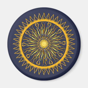 Imã Sun Mandala Magnet