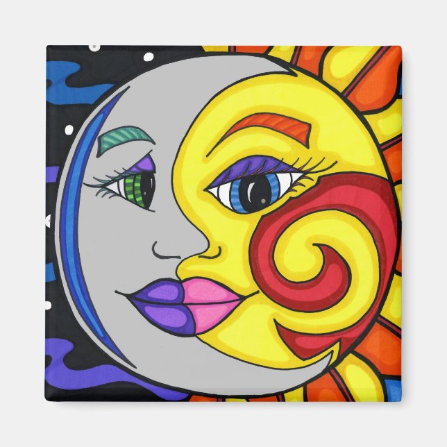 Imã Sun & Moon Magnet (Frente)