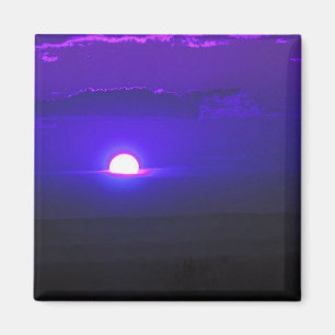Imã Sun nas nuvens (violetas)