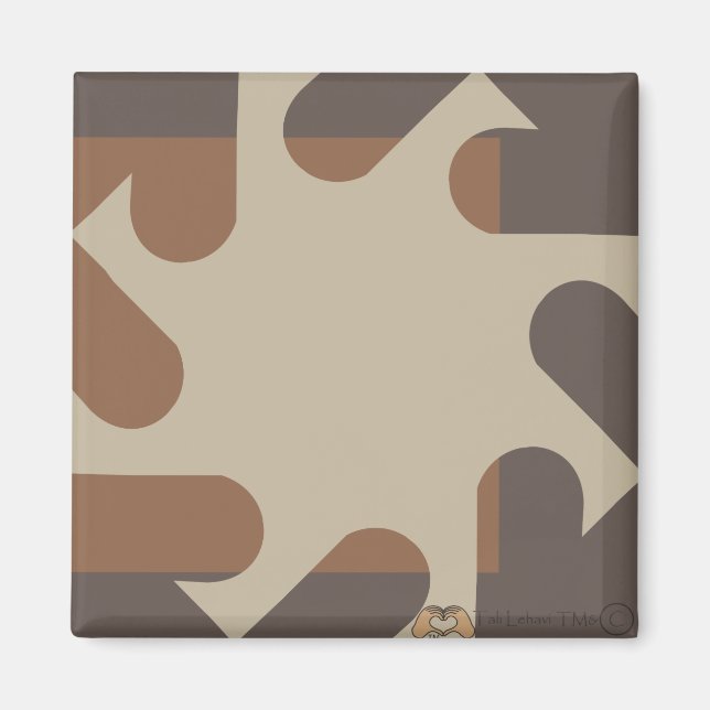 Imã Sun Sponap beige Magnet 1 (Frente)